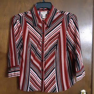 M.K.M DESIGNS/JERSEY BLOUSE/LARGE